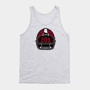 Retro Football Helmet 205 Area Code Tuscaloosa Alabama Football Tank Top